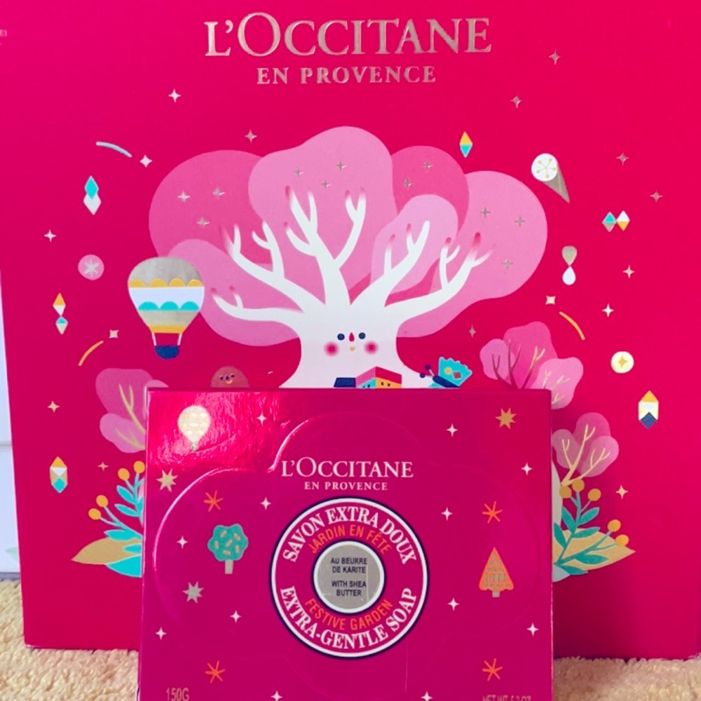 🌷 LOCCITANE FESTIVE GARDEN SOAP 🌷 NWT 🌷